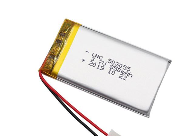 Li-polymer 503055 850mAh 3.7V Rechargeable Battery For Beauty Instrument