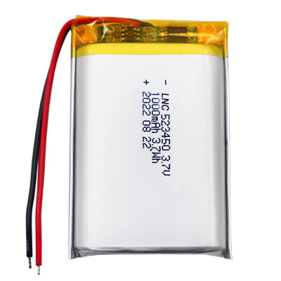 Vehicle Navigation Battery 1000mah 503450 3.7 V rechargeable lithium battery