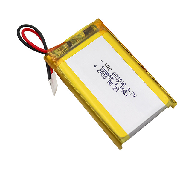 3.7V Lipo 603048 900mah Rechargeable Battery For MP3, MP4, GPS, Blue tooth headset and LED Lamps