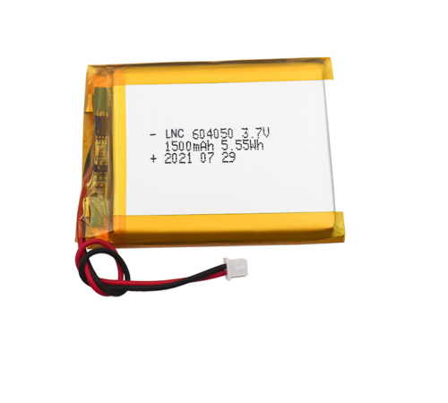 Rechargeable 3.7v li polymer battery 1500mah 604050 battery for digital products
