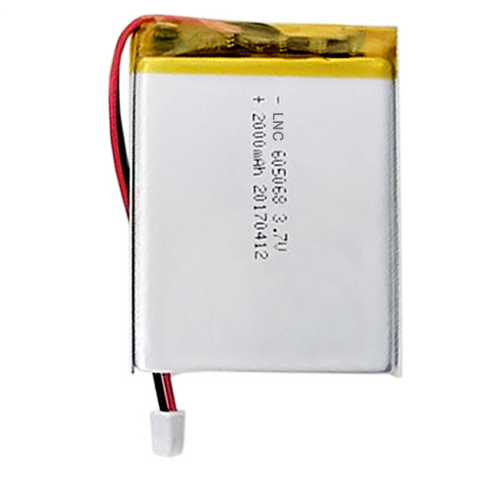 Long lofespan rechargeable 605068 065068 3.7v 2000mah Li Polymer Battery with PCB protection