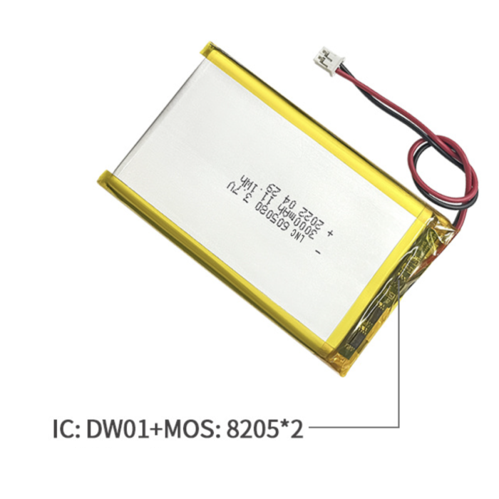 New Design 605080 3000mAh Li-Polmer Battery 3.7V