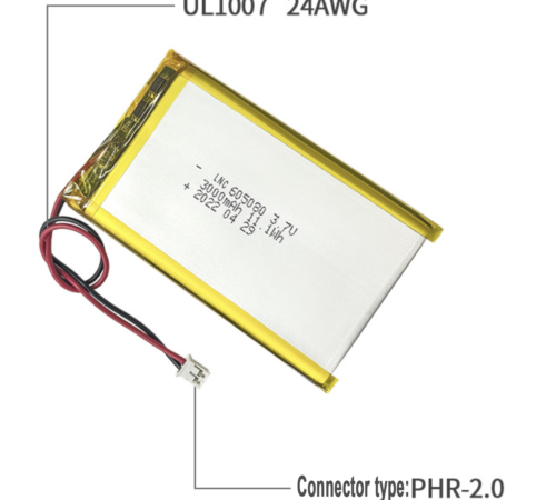 New Design 605080 3000mAh Li-Polmer Battery 3.7V
