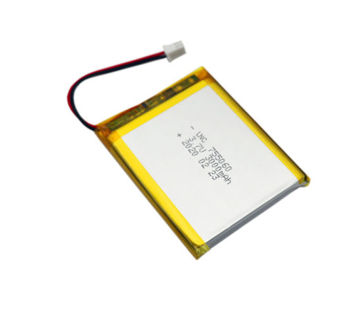 755060 3.7V 3000mAh lithium ion lipo polymer battery with pcb