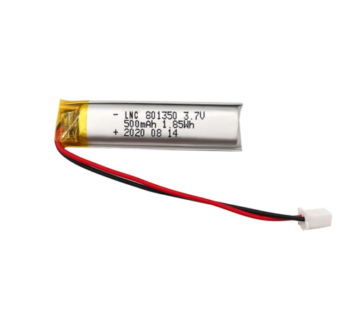 Slim 801350 3.7v 500mah 1.85wh lithium polymer battery for for Bluetooth headset and Recorder pen
