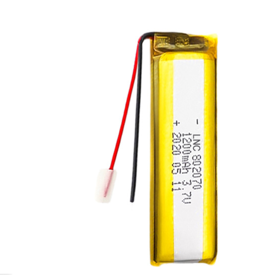 Wholesale 802070 rechargeable lipo battery 3.7v 1200mah