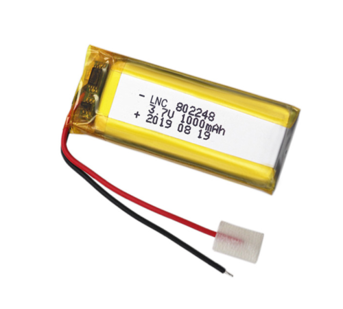 Hot Sale Polymer Lithium Battery 802248 1000mAh 3.7V Lithium Polymer Battery Cell