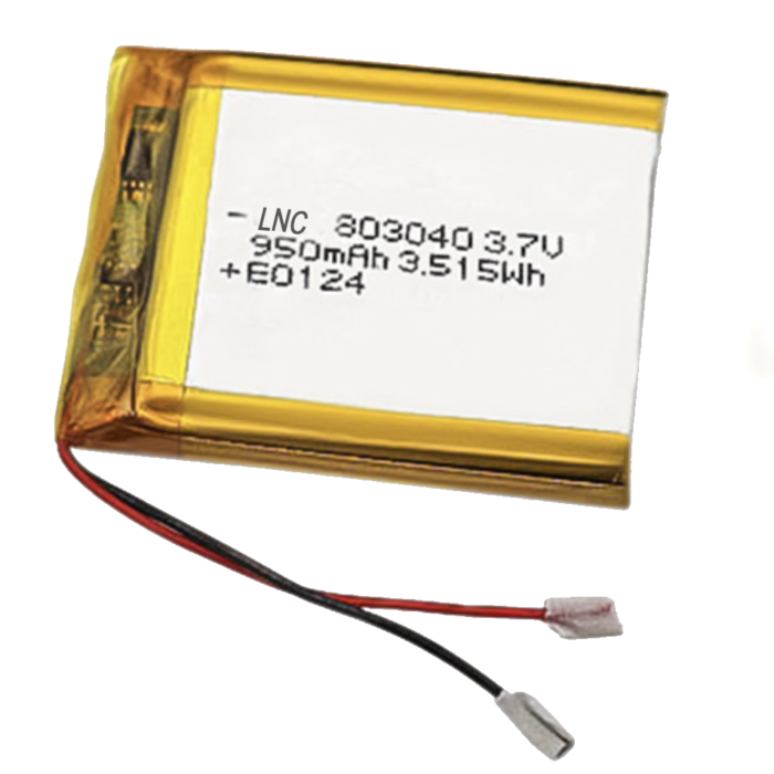 Small 3.7V 950mah 1000mAh Lipo battery Lithium polymer battery 803040