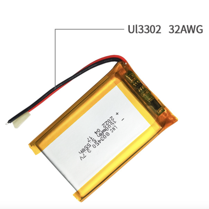 LiPo 3.7 V 1500mAh Batteries LP803450 Li-ion Battery OEM