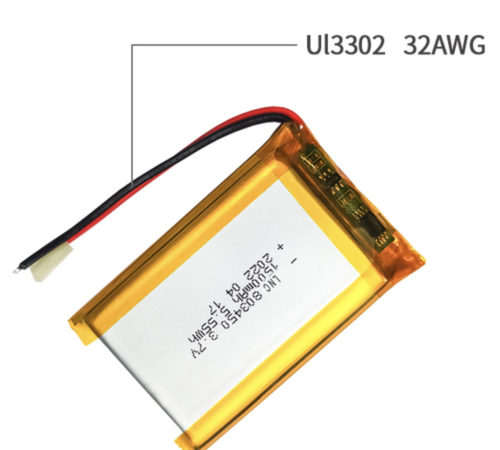 LiPo 3.7 V 1500mAh Batteries LP803450 Li-ion Battery OEM