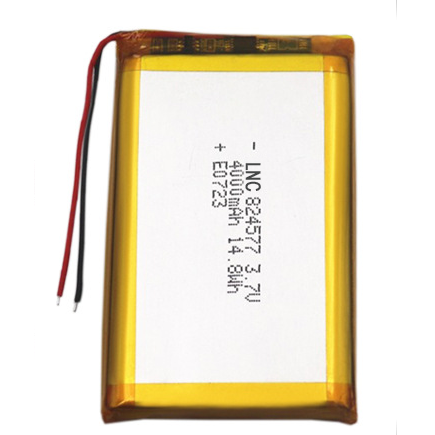 China Supplier 824577 Polymer Lithium Battery Rechargeable 4000mah 3.7v Li-Ion Polymer Battery