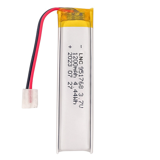 Oem/Odm Support 951768 3.7V Pouch Lipo Cells 1200Mah Rechargeable Lithium Polymer Microphone Battery