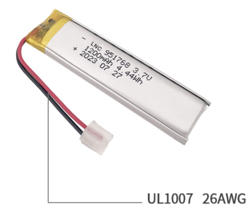 Oem/Odm Support 951768 3.7V Pouch Lipo Cells 1200Mah Rechargeable Lithium Polymer Microphone Battery