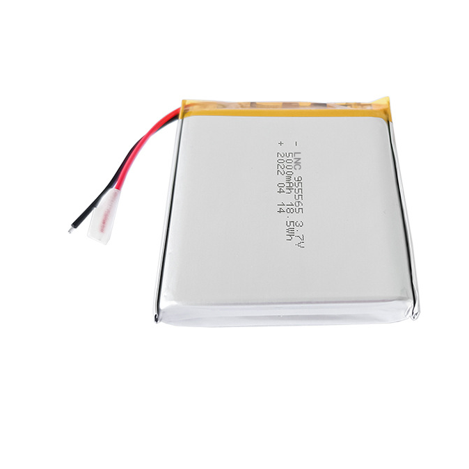 China factory rechargeable battery 5000mah 3.7V lithium ion polymer battery 955565