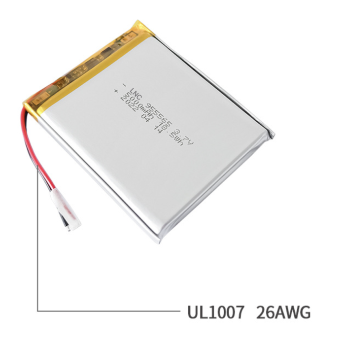 China factory rechargeable battery 5000mah 3.7V lithium ion polymer battery 955565