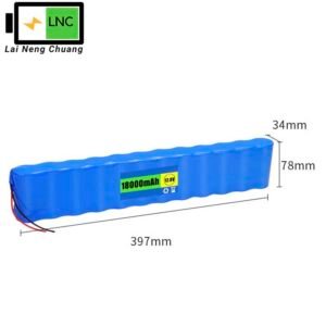 32700 4S3P 12.8V 18Ah LiFePO4 lithium-ion battery pack for solar street lights.