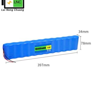 32700 4S3P 12.8V 18Ah LiFePO4 lithium-ion battery pack for solar street lights.