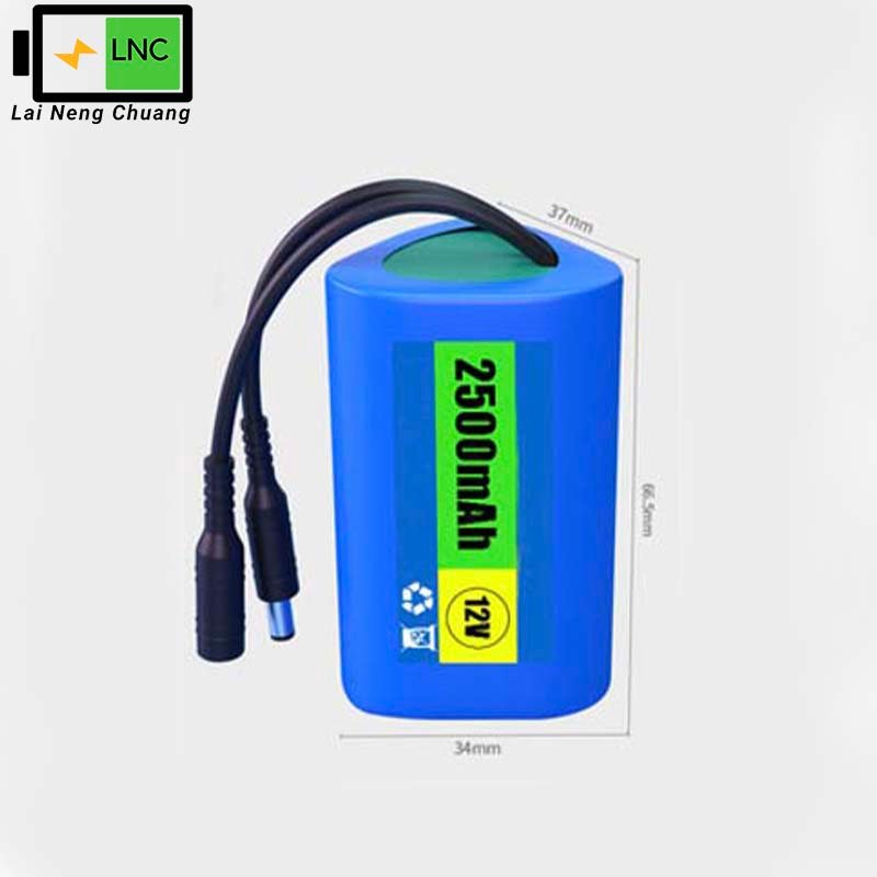 12V 2.5Ah 3S1P 18650 Tri-Angle Li-ion battery with enhanced power output.