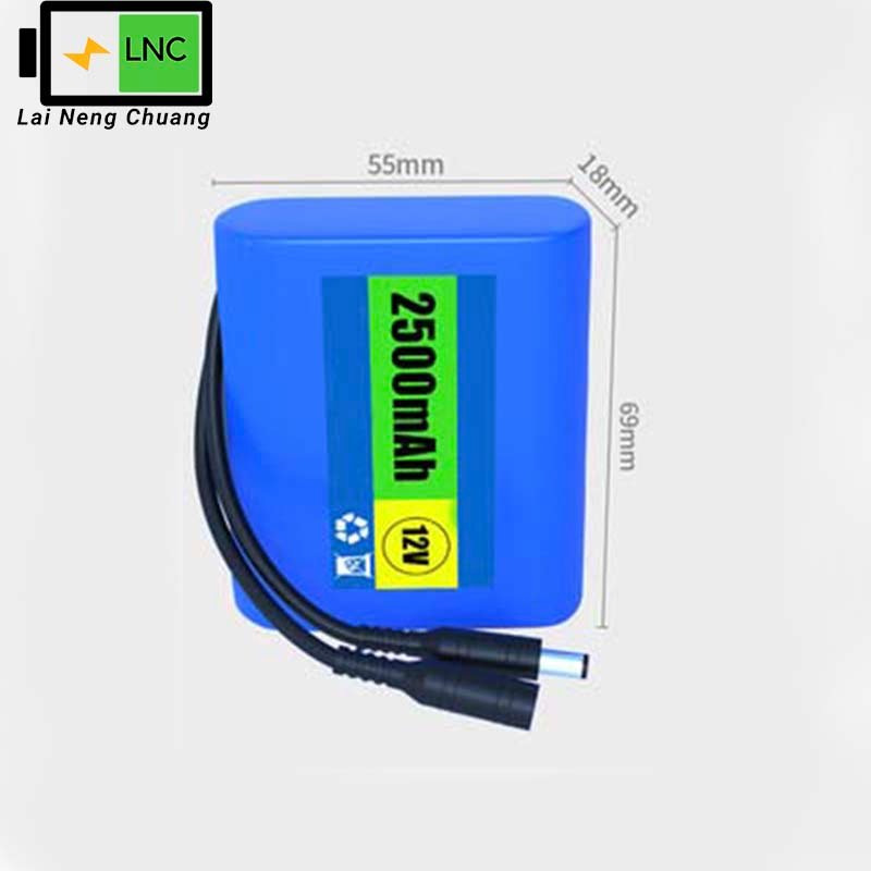 12V 2.5Ah 3S1P 18650 Li-ion battery for reliable energy delivery.