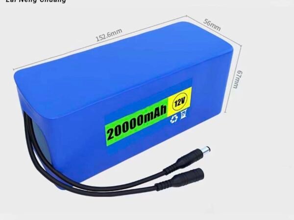12V 20Ah 3S8P 18650 Li-ion battery for large energy storage.