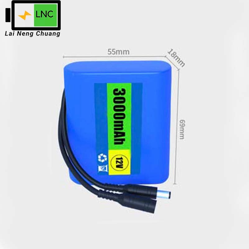 12V 3.0Ah 3S1P 18650 Li-ion battery providing strong, continuous power.