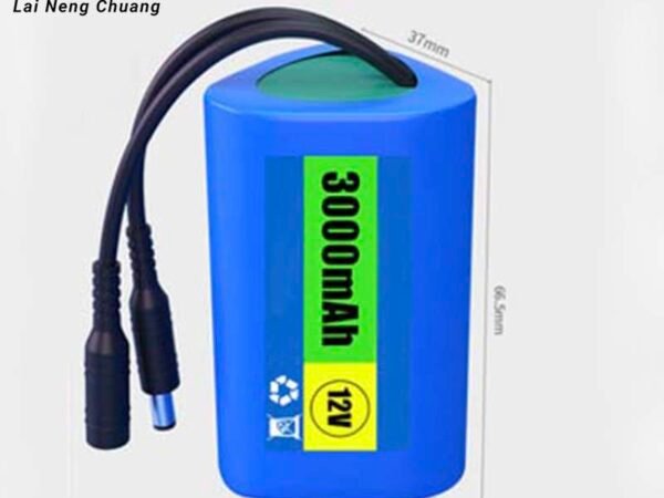 12V 3.0Ah 3S1P 18650 Tri-Angle Li-ion battery for enhanced energy performance.