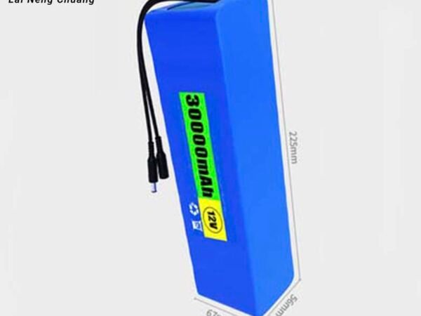 12V 30Ah 3S10P 18650 Li-ion battery for extensive power storage.