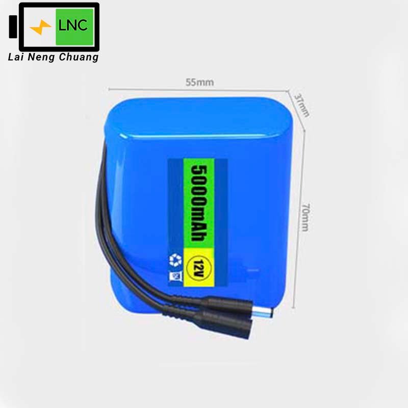 12V 5.0Ah 3S2P 18650 Li-ion battery providing long-lasting power.