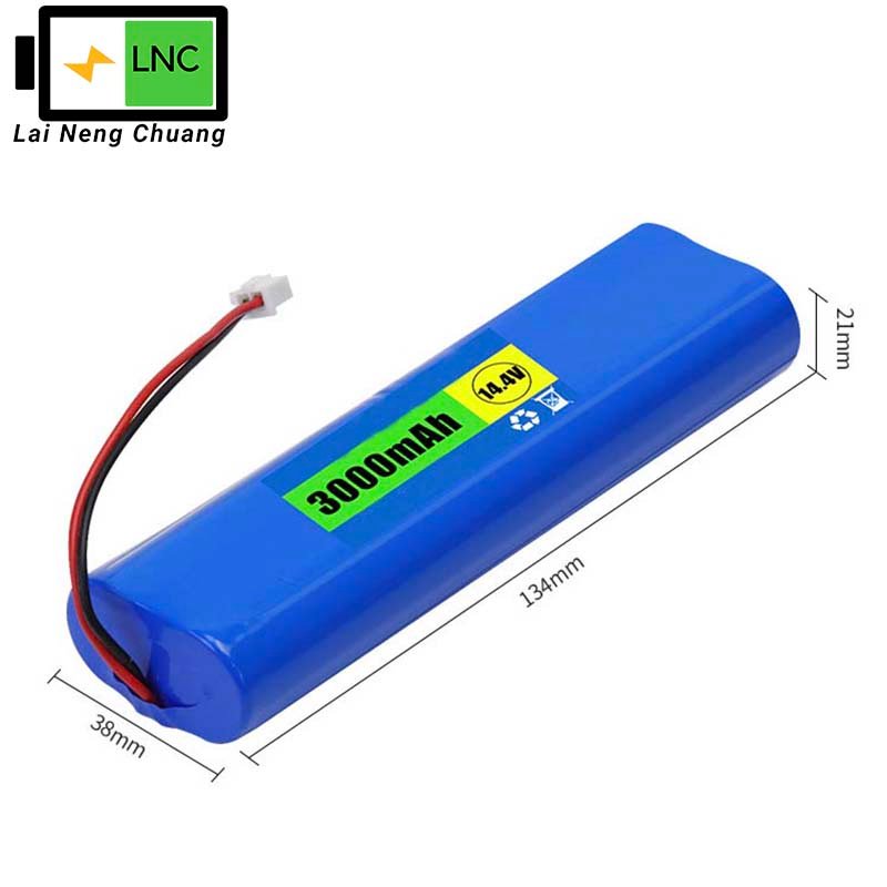 14.4V 3Ah 18650 Li-ion Battery Pack Series and Parallel Configuration Rechargeable