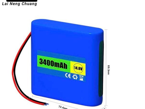 14.8V 3.4Ah 18650 Li-ion Rechargeable Battery Pack