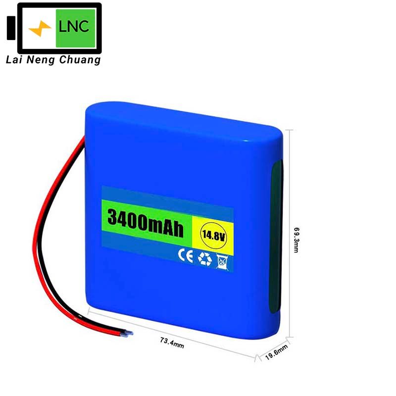 14.8V 3.4Ah 18650 Li-ion Rechargeable Battery Pack