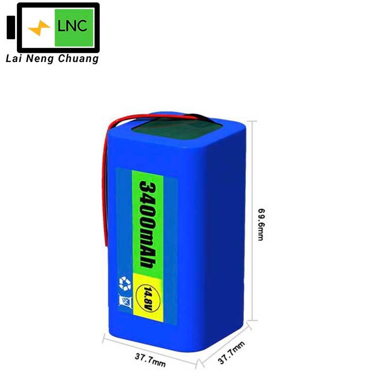 14.8V 3.4Ah 4S1P 18650 Li-ion Rechargeable Battery Pack for Electronics