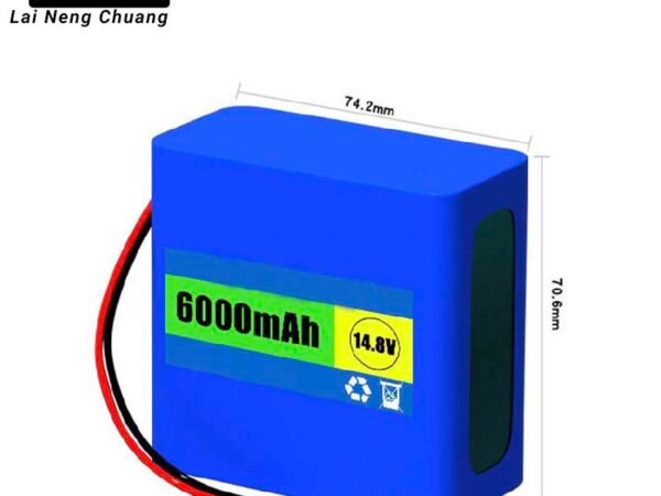 14.8V 6Ah 4S2P 18650 Li-ion Battery Pack High Quality Rechargeable