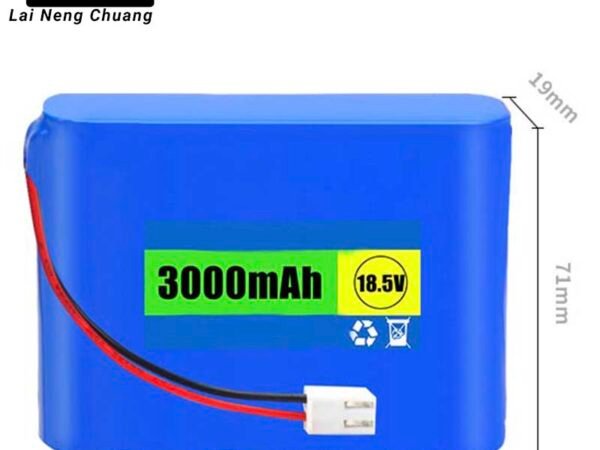 Custom 18.5V 3Ah 5S1P 18650 Li-ion battery pack for reliable power solutions