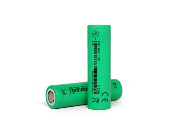 EVE 18650-25P NCM Li-ion cell, advanced high-performance battery for demanding applications.