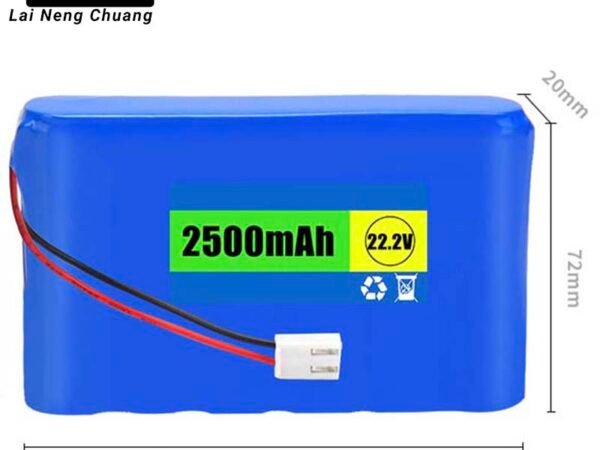 Reliable 22.2V 2.5Ah 6S1P 18650 Li-ion battery pack for renewable energy