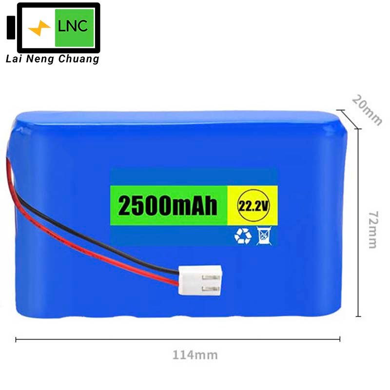 Reliable 22.2V 2.5Ah 6S1P 18650 Li-ion battery pack for renewable energy