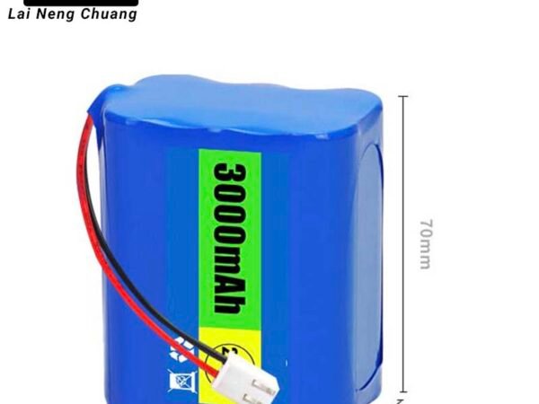 22.2V 3Ah 6S1P 18650 Li-ion battery pack with BMS for high performance applications