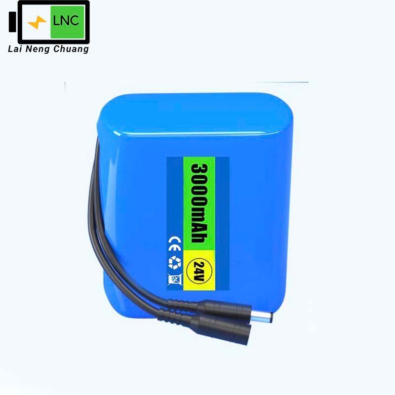 24V 3.0Ah 6S1P 18650 Li-ion battery for stable power delivery.