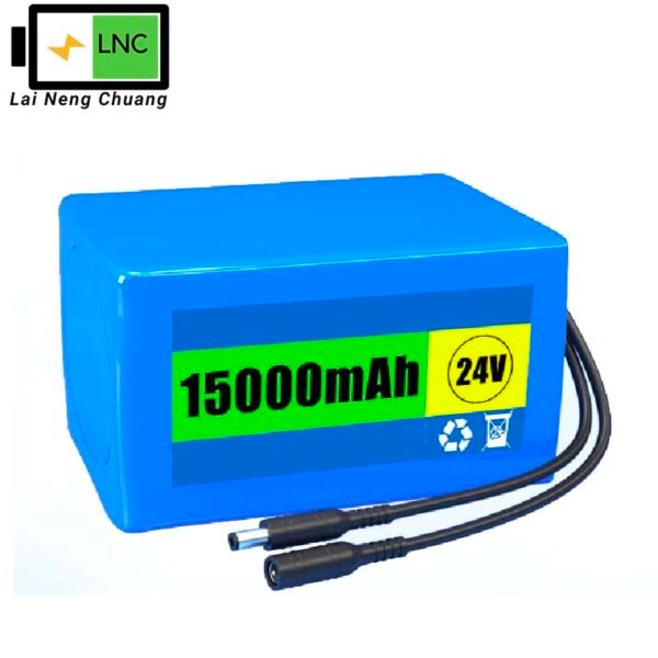 24V 15Ah 6S5P 18650 Li-ion battery pack high capacity rechargeable power solution