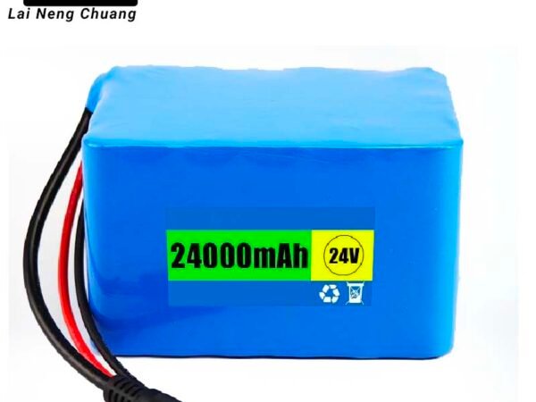 24V 24Ah 6S8P 18650 Li-ion rechargeable battery pack long life high performance