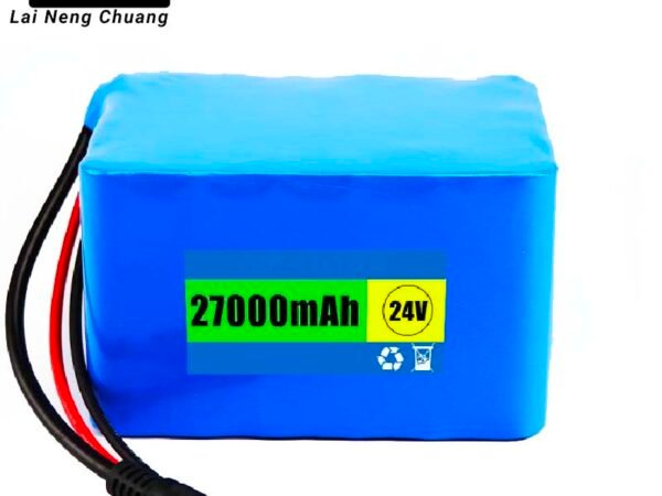 High capacity 24V 27Ah 6S9P 18650 Li-ion rechargeable battery for tools, electronics, and energy storage