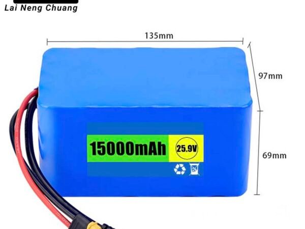 25.9V 15Ah 7S5P 18650 Li-ion battery pack high power reliable rechargeable battery