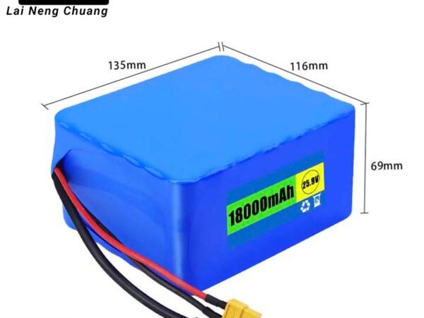 25.9V 18Ah 7S6P 18650 Li-ion battery pack high capacity reliable rechargeable power