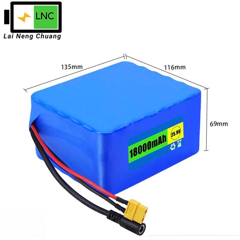 25.9V 18Ah 7S6P 18650 Li-ion battery pack high capacity reliable rechargeable power