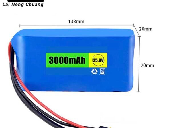 25.9V 3Ah 7S1P 18650 Li-ion battery pack high performance rechargeable battery