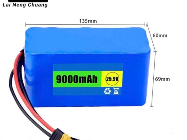Reliable 25.9V 9Ah 7S3P 18650 Li-ion battery pack for long-lasting power