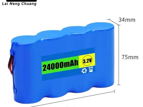 3.2V 24Ah 1S4P 32700 LFP battery pack with high capacity and long cycle life