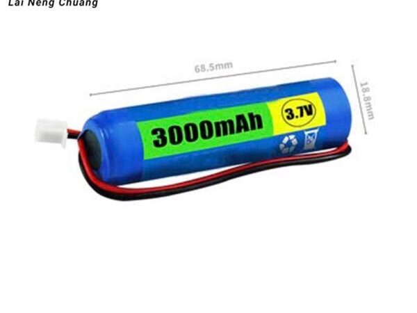 3.7V 3Ah 18650 Li-ion battery for reliable energy storage.