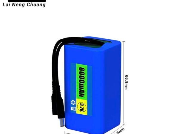 3.7V 18650 Li-ion Battery Pack 8Ah 1S4P for Portable Electronics